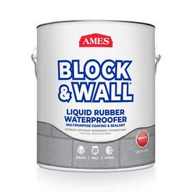 Ames 705353651410 Block And Wall 1 Gal. Liquid Rubber Waterproof Sealant