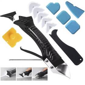Angel Sar 445009915932 5 In 1 Caulking Sealant Finishing Tool With Grout Scraper Silicone Too