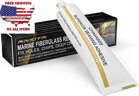 Ankita 445022994952 Marine Fiberglass Repair Kit For Boats - Gel Coat Matte White