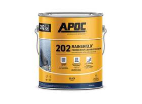 Ap-2021 Apoc 202 Rainshield Ap-202 Series Fibered Roof And Foundation Coating Black 1 Gal