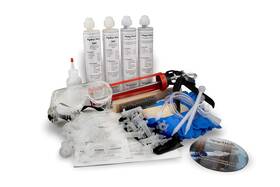 Applied Technologies 051497200817 10ft Fast Set Concrete Foundation Crack Repair Kit-polyurethane Foam Stops Wat