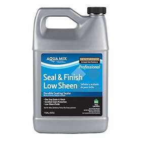 Aqua Mix 718704205538 Seal And Finish Low Sheen Durable Coating Sealer 1 Gallon