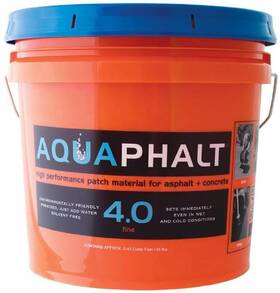 Aquaphalt 856177003012 4.0 Black Water-based Asphalt And Concrete Patch 3.5 Gallon