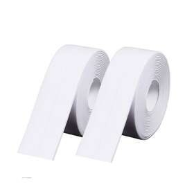 Arsmat Tape-1-white 2pcs Caulk Strip 1.5 Inch X 10.5ft Self Adhesive Caulking Tape Pvc Cau