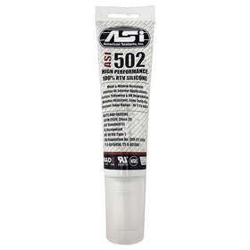 Asi 313057217247 Silicone Sealant 100% Rtv - 2.8 Oz Squeeze Tube -clear