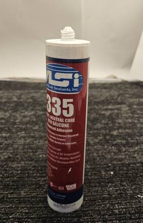 335cl-c24 Asi Qty 6 335 Neutral Cure Rtv Silicone Sealant High Tensile 10.2oz Cartridge