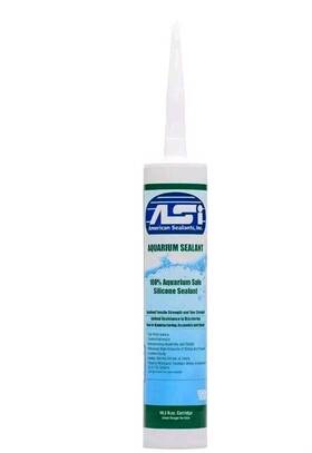 Asi 781360235867 Clear Transparent Aquarium Safe Silicone Sealant - 10.2 Oz Cartridge Tube