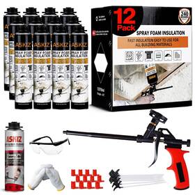 Sp-12 Askiz Spray Foam Insulation - Closed Cell 25.4 Oz. Wall And Att