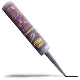 Atack 313093616677 Black Silicone Sealant Caulk 10.1 Oz 100% Caulking Waterpro