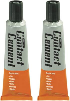 2010-2pc Atb 2 X Contact Cement Adhesive Permanent Strong Bond Glue Variable Orange