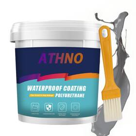 1000g Athno 4223254801407 Polyurethane Waterproof Coating 35.2oz Eco-friendly Gray