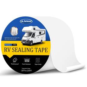 I2079 Autosel Rv Roof Tape White Camper Repair Sealant Tapes 6 Inch X 50