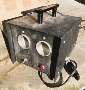 Vov-012 Aztech Ovo-012 Urethane Caulk Heater Oven Inc Two Cartridge 12 Volt Used Working