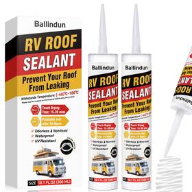 Sealant-001 Ballindun Rv Roof Sealant Self Leveling 2-pack White Lap For Cam