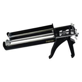 Bancoo Bc867 Professional Sausage Double Caulking Gun - 400ml 1 Mix Ratio Black