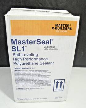 Basf 080492303605 12pk Masterseal Self-leveling Polyurethane Sealant 28 Oz Limestone