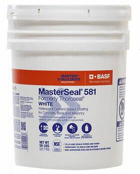 Ms583wh5g Basf 583 Waterproof Coating Cement Based 35-lbs. -ms583wh5g