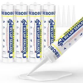 Bb2065 Bebobly Rv Roof Sealant Self Leveling Lap White Caulking Waterpr