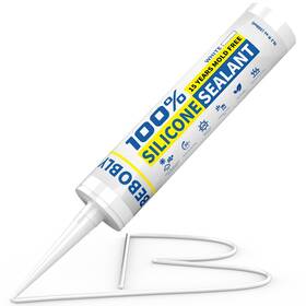 Bb2121 Bebobly White Silicone Caulk And Sealant 100% Waterproof Caulking Shri