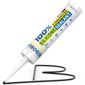 Bb2123 Bebobly Black Silicone Caulk And Sealant 100% Waterproof Caulking S