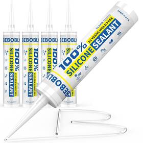 Bb2126-1 Bebobly Silicone Caulk And Sealant Clear 100% Waterproof Shrink Crack
