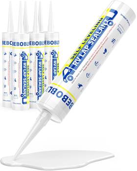 Bb2151 Bebobly Rv Roof Sealant Selfleveling White Waterproof Flexible Noncracking 6 Pack