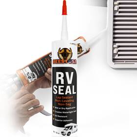 Beest 810148641702 Rv Roof Sealant 10 Oz - Waterproof Caulking For Campers And Trailers