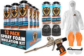 Beest 810148642532 Closed Cell Spray Foam Insulation Kit For Wall And Attic 240 Board Ft/sq.ft