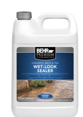 Behr Premium 445038697601 1 Gal. Wet Look Sealer