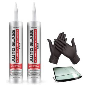 Berkland 860010391815 2 Pack Polyurethane Windshield Adhesive With Fast Curing Formula - High Bond