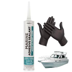 86001071 Berkland 10oz Marine Adhesive Sealant 4000/4200 - Fast Cure Uv Resistant Flexi