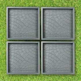 Betonex 608011723965 Plastic Molds Concrete Set Patio Paving Mold 4pcs - Big Large Pathmaker Preca