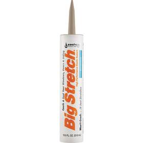 10080 Big Stretch Sashco 10.5 Oz. Acrylic Elastomeric Caulk Sandstone