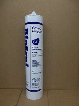 Gp-c10 Bioseal Lot Of 8 - Rtv Clear Silicone Sealant Caulk-glaze-seal