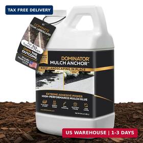 Black Diamond Coatings Inc. Lma64o-fba Dominator Mulch Anchor 64oz - Glue For Landscaping Spray