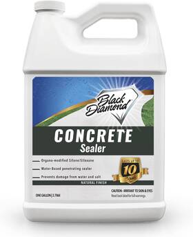 Black Diamond Stoneworks 445017497413 Concrete Sealer Clear Penetrating Waterproofing Spray The Best Most Durable