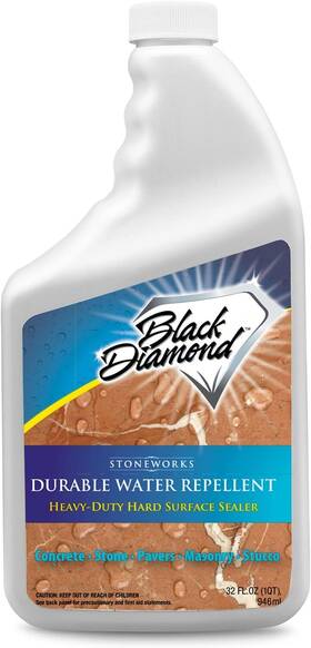 Black Diamond Stoneworks 679773014080 Durable Water Repellent Penetrating Sealer Concrete Driveways Brick Masonr