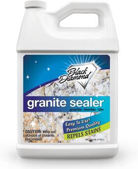 Black Diamond Stoneworks 679773031117 Granite Sealer Seals And Protects Stone Countertops Without C