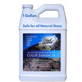 B01gqx4wvw Black Diamond Stoneworks Color Enhancer Sealer For All-natural Stone And Pavers. Marble Travertine Multi