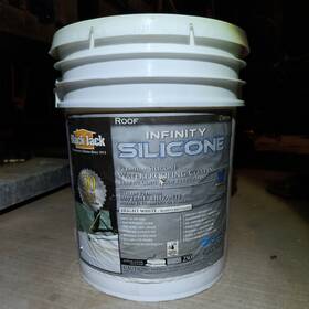 5576-1-30 Black Jack Premium 50yr Infinity 100% Silicone Waterproof Roof Coating 5 Gallon