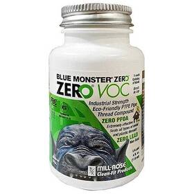 76042 Blue Monster Pipe Thread Sealant Brush-top Can Zero Voc White