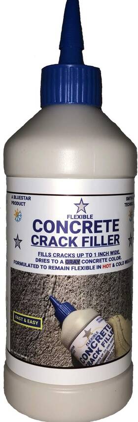 Mm90gr-1 Bluestar Flexible Concrete Crack Filler Gray 16 Fl. Oz. Bottle