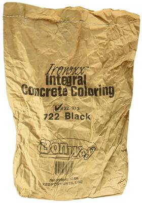 Bon Tool 743153323731 Ironoxx Intergral Concrete Coloring 722 Black 10 Lb. Bag