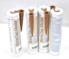 Bona 003119021035 Lot Of 4 Gap Master 310ml Interior Sealer Nut Finish Cartridge Tube