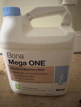 Bona 737025014520 Mega One Wood Floor Water Based Finish Satin - 1 Gallon