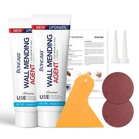 Boncart 757842457935 Drywall Repair Kit 2 Pack Wall Mending Agent Spackle With Scraper