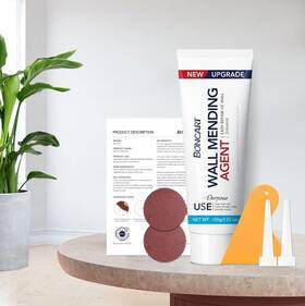 Ezi5834362 Boncart Drywall Repair Kit Safemend Non-toxic Wall Mending Agent Free Sealed