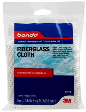 Bondo 076308201289 Fiberglass Cloth 20128 8 Sq Ft