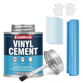 Bondtech 313093390355 Vinyl Cement Glue High Strength Waterproof Pvc Pool Liner Patch