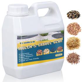 64ozssj-002 Bondtech Mulch Glue 64 Oz Strong Concentrate Gravel For Rocks Landscaping Pea Bark